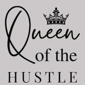 Queen of the Hustle Black Logo Hoodie Design